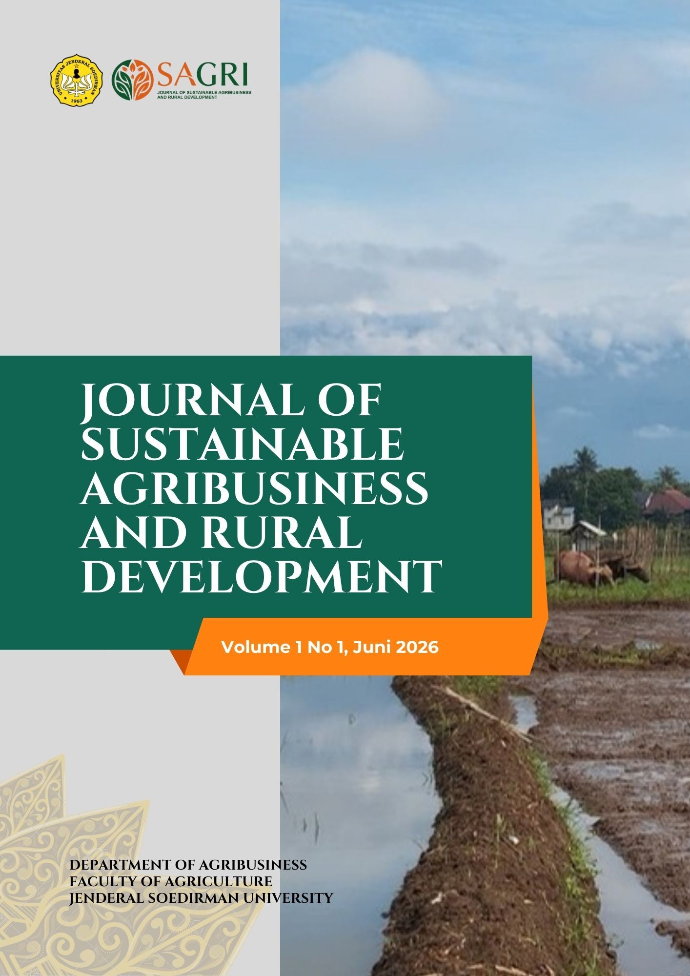 					Lihat Vol 1 No 1 (2026): Journal of Sustainable Agribusiness and Rural Development (SAGRI)
				